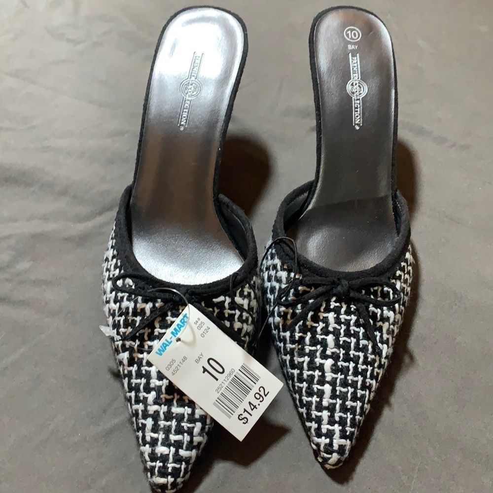 Premier Collection Black & White Heels